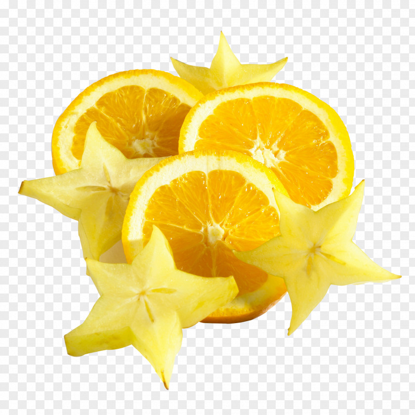 Fruit Lemon Picture Carambola Orange PNG