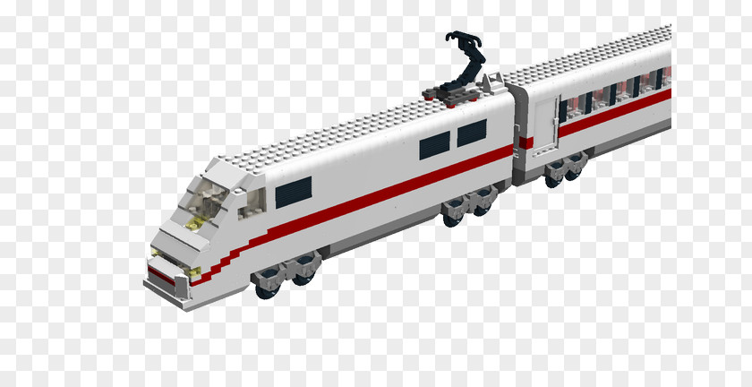 Lego Trains Railroad Car Maglev Passenger Rail Transport Public PNG