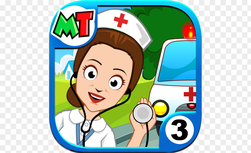 Android My Town : Hospital School Beauty Spa Saloon Beach Picnic Airport PNG