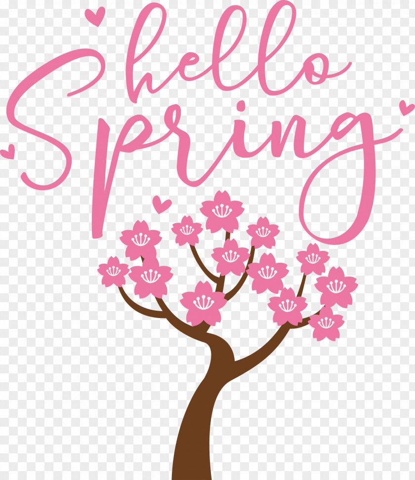 Hello Spring PNG