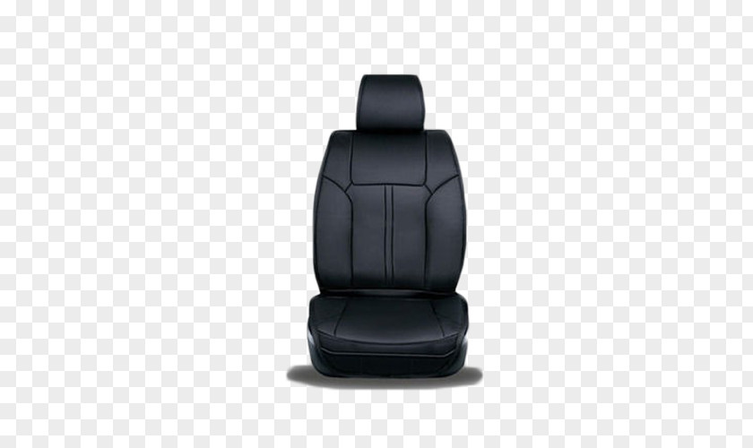 Black High-grade Leather Car Seat Child Safety PNG