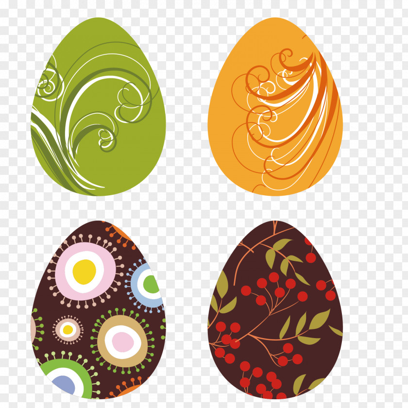 Color Easter Vector Egg Clip Art PNG
