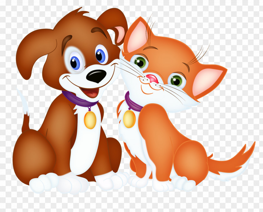Dogs And Cats Dog Cat Kitten Puppy Clip Art PNG