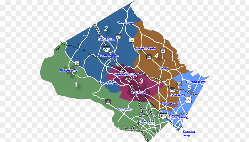 Map Maryland Cities Councillor Election County Council Jewish For The Aging PNG