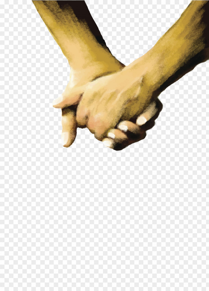 Trust Thumb Cooperation PNG Cooperation, Painting wind deserves trust and work hand in clipart PNG