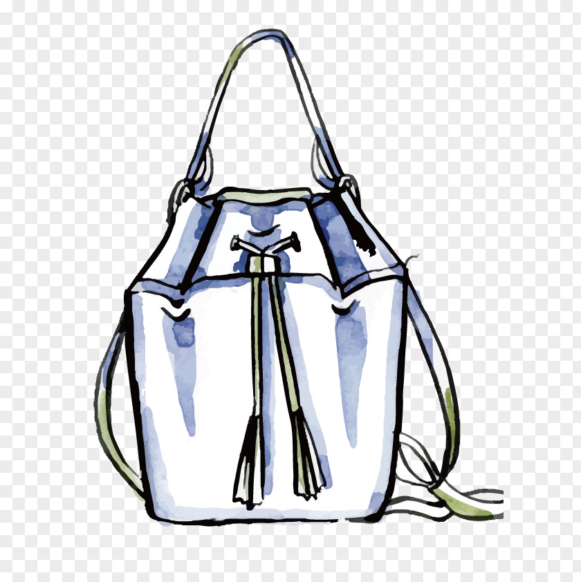 Vector Bucket Bag Tote Handbag Icon PNG