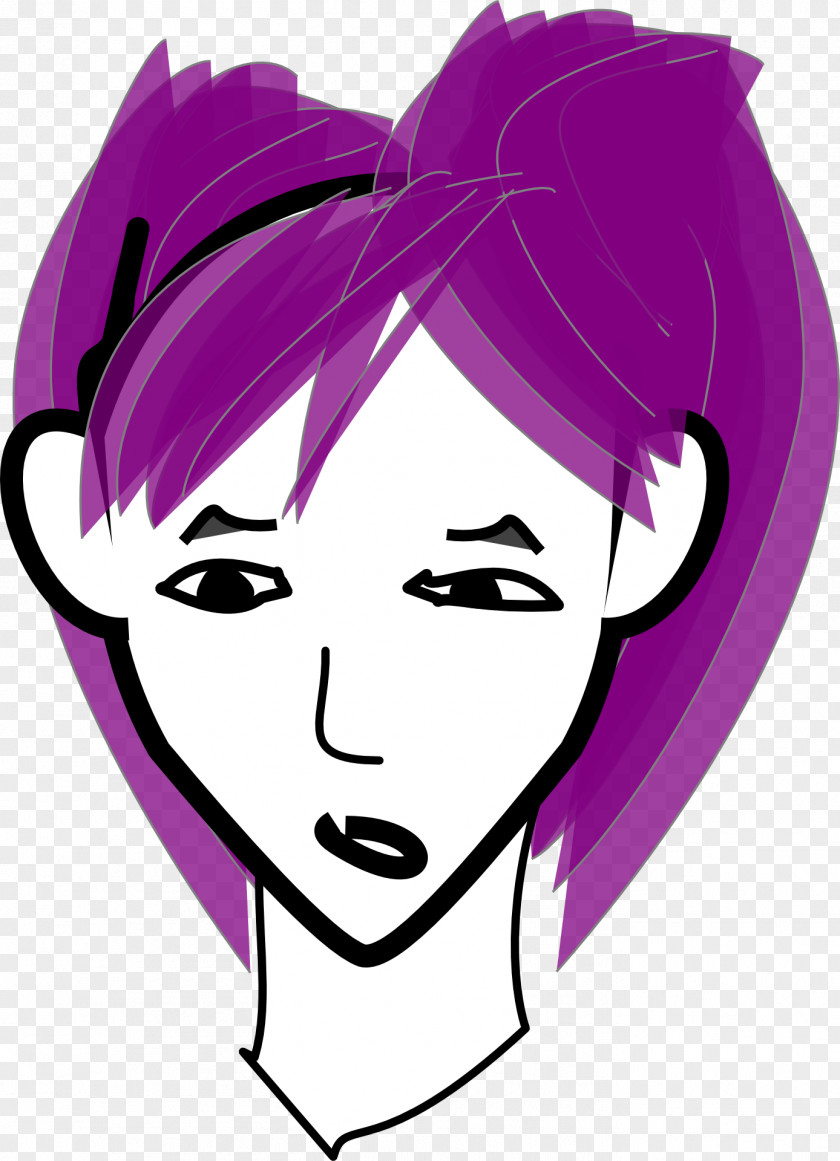 Violet Drawing Woman Clip Art PNG