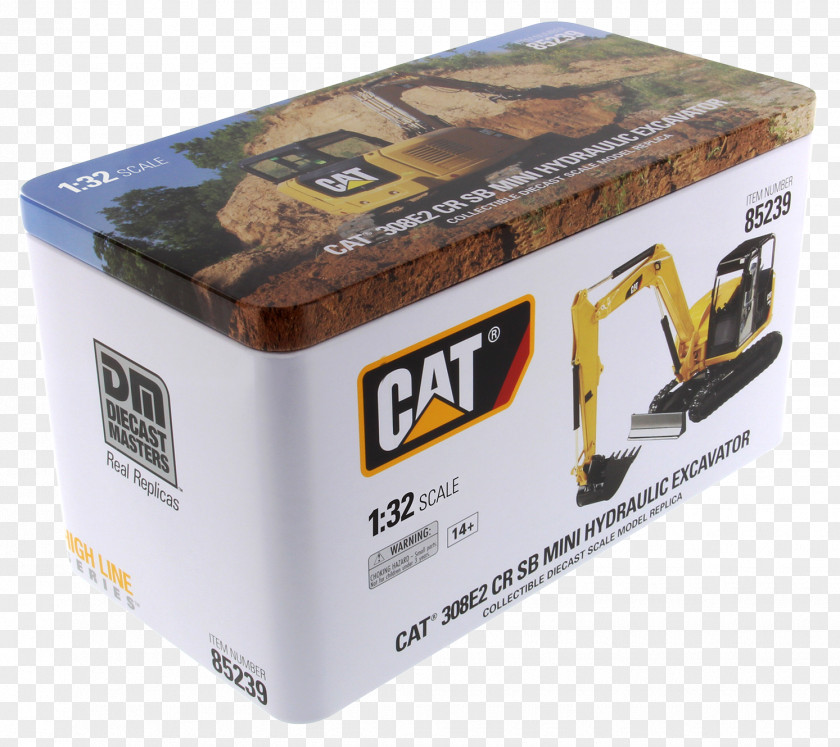 Excavator Caterpillar Inc. Die-cast Toy Backhoe Loader PNG