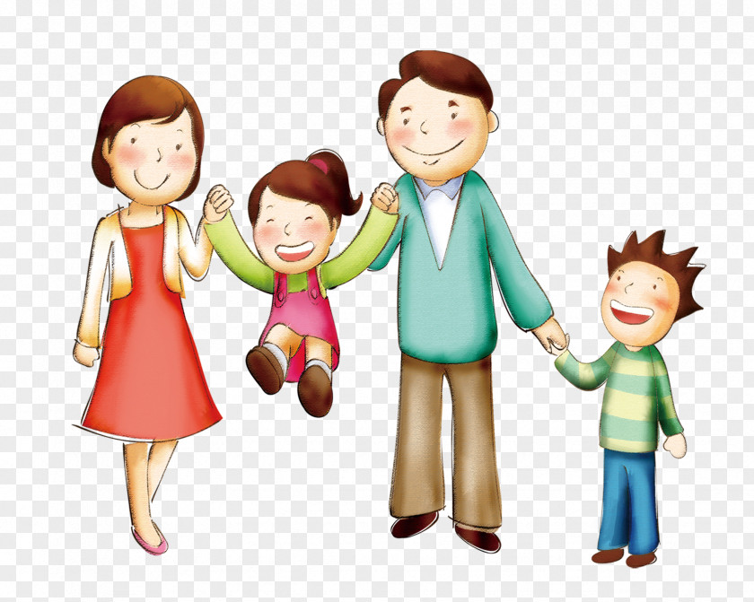 Hand-drawn Cartoon Like Family If(we) Clip Art PNG