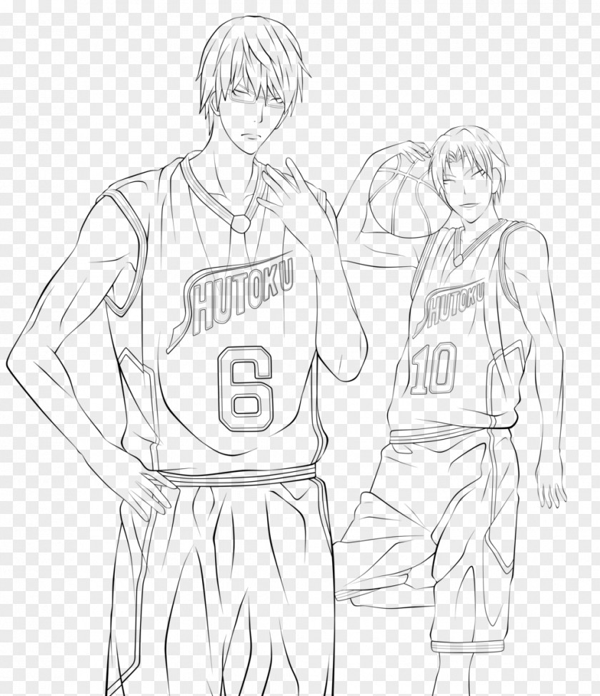 Kuroko Drawing Sleeve Dress Uniform Sketch PNG