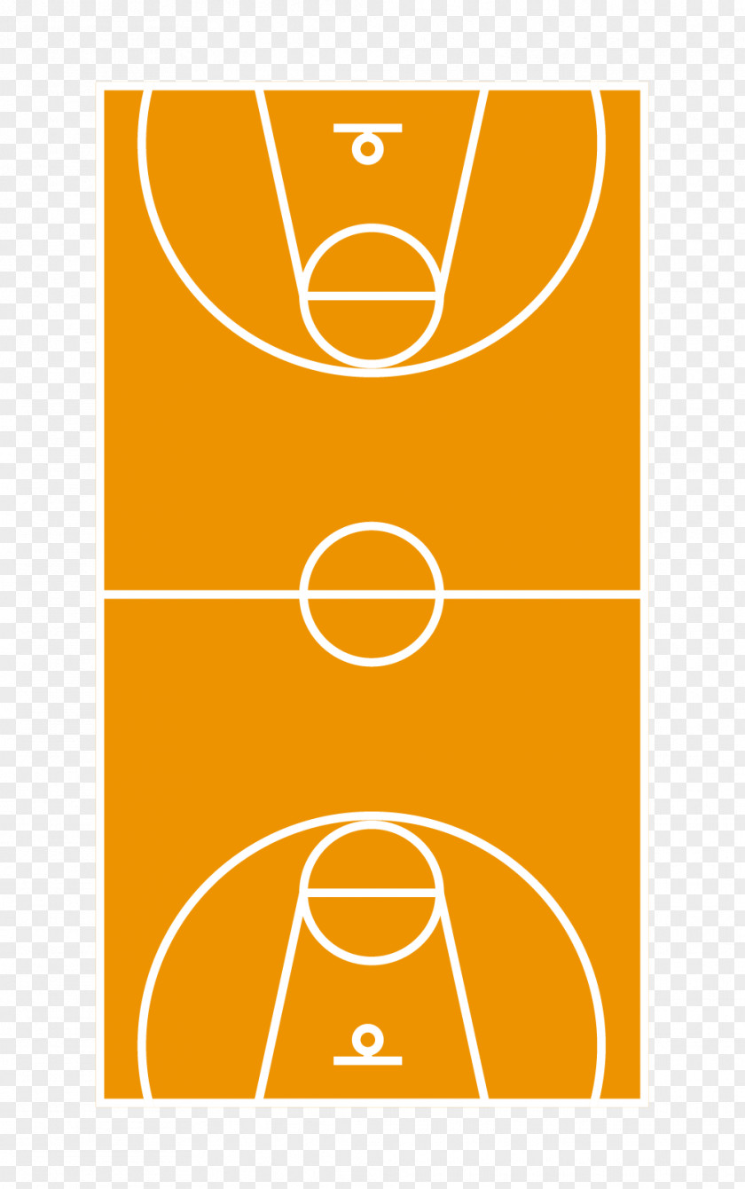 Yellow Basketball Court Clip Art PNG