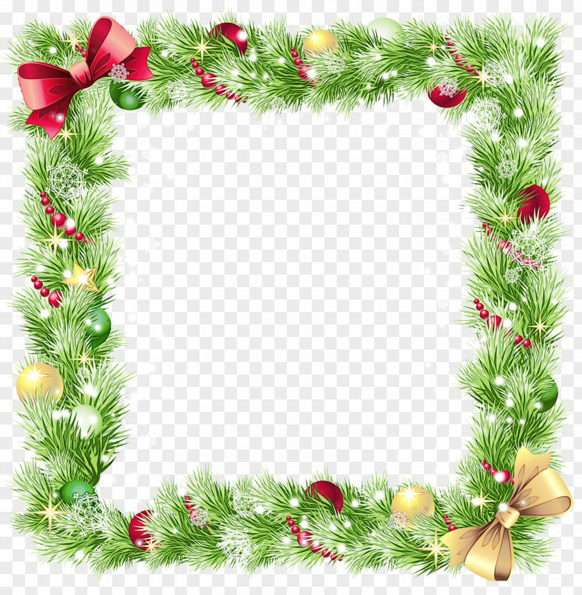 Christmas Holiday Ornament Photo Frame PNG