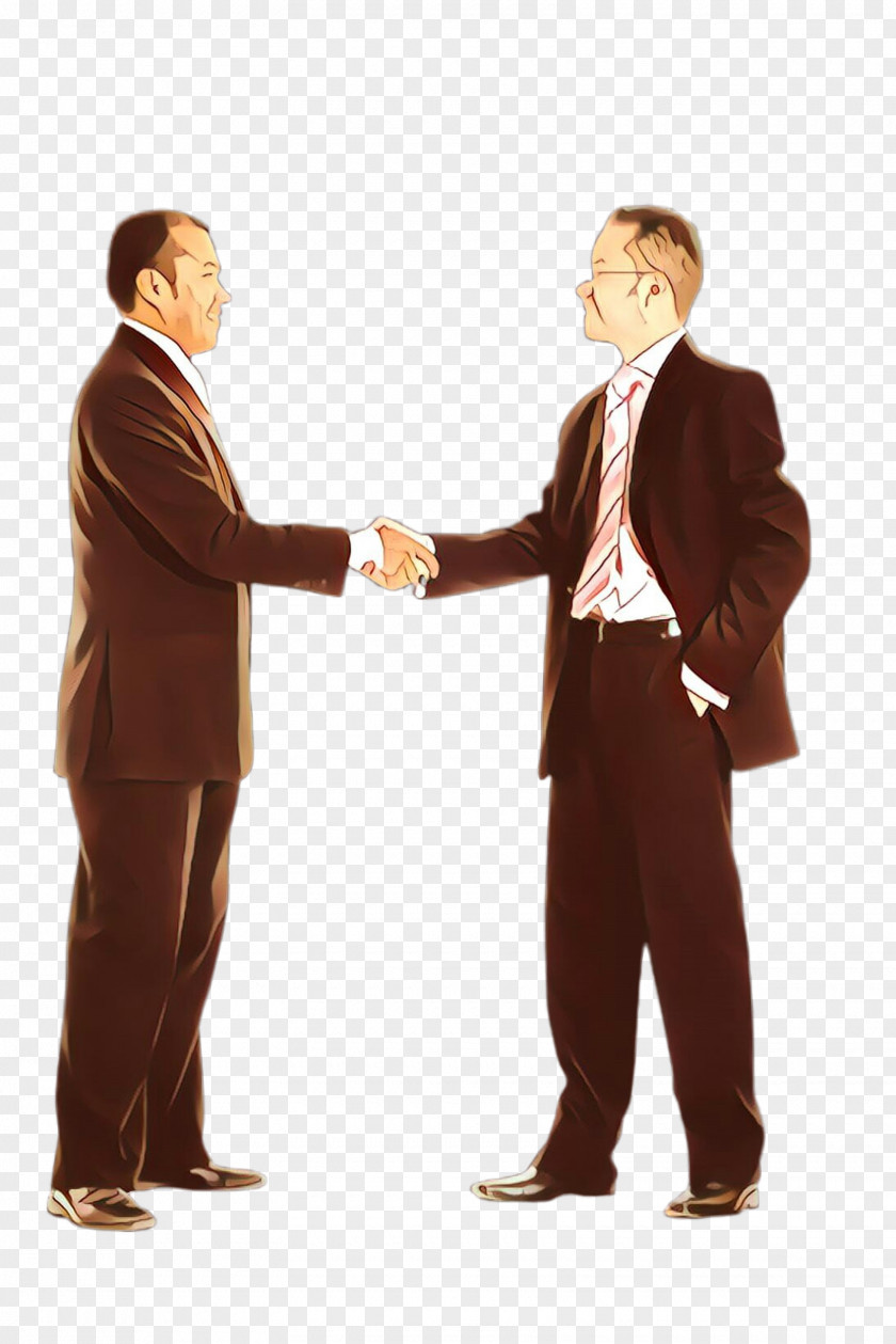 Conversation Tuxedo Handshake PNG