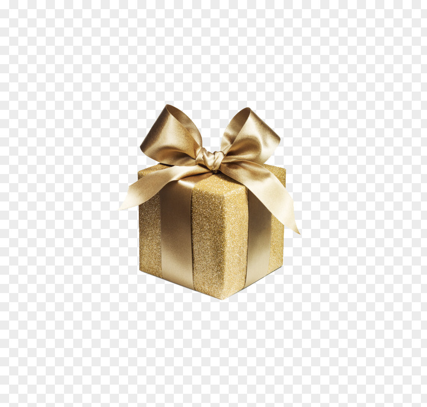 Golden Gift Wrapping Gold Stock Photography Ribbon PNG