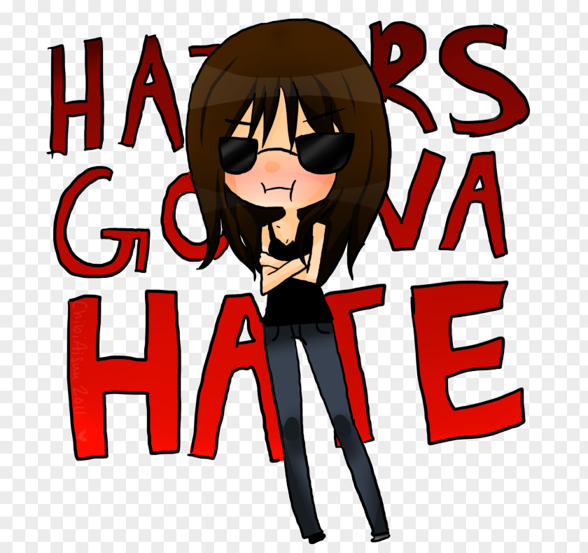 Haters Gonna Hate Logo Human Behavior Character Font PNG