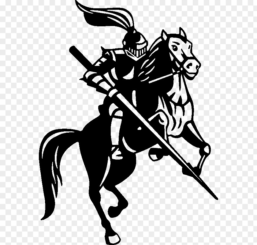 Knight Horse Lance Equestrian PNG