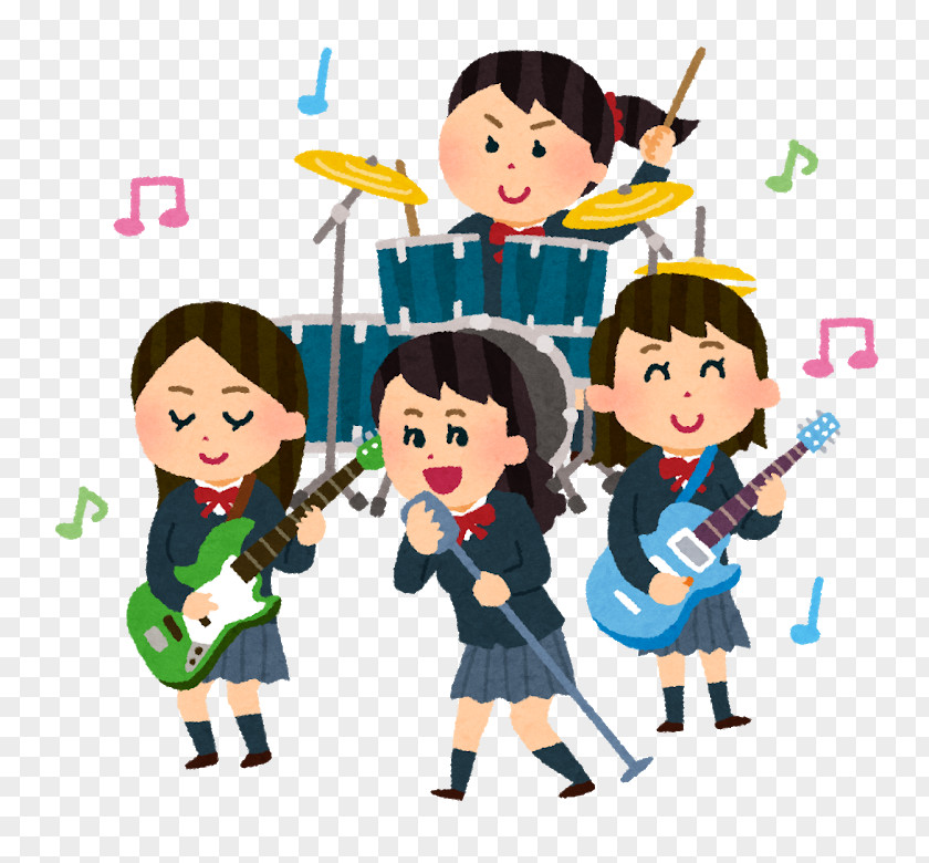 School Band バンド Interpretació Musical All-female Vocal PNG