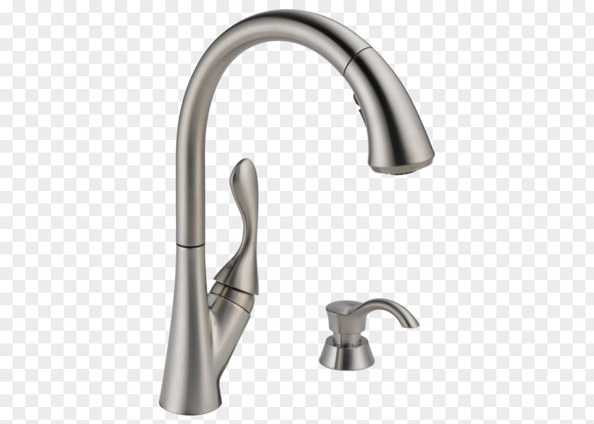 Sink Tap Handle Stainless Steel Kitchen PNG