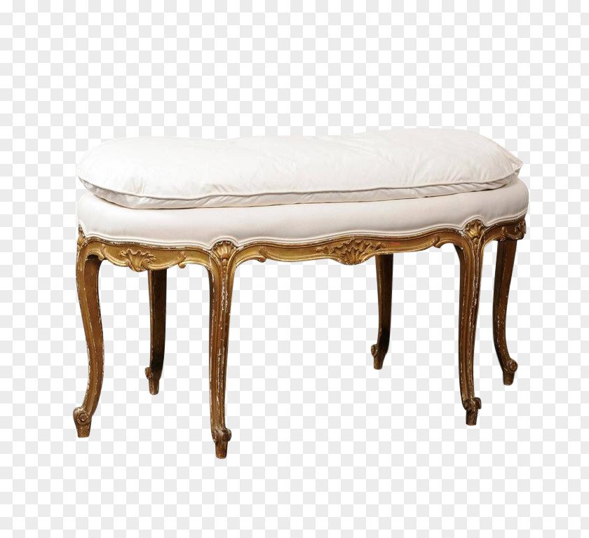 Table Louis Quinze XIII Style Bench Furniture PNG