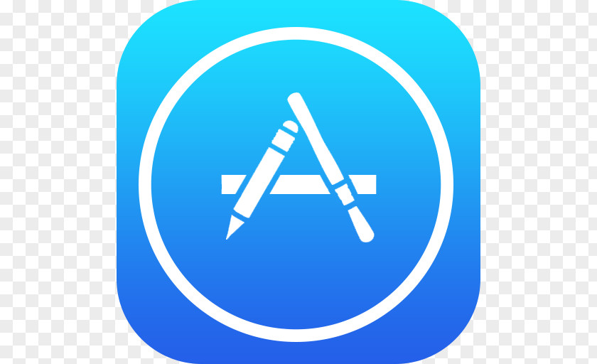 Appstore Blue Area Symbol Brand PNG