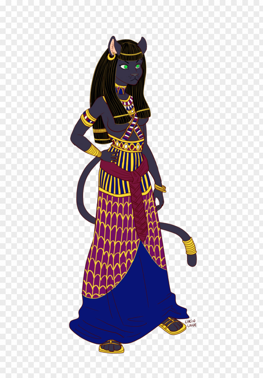 Bastet Painting Costume Design Character PNG