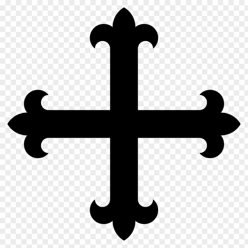 Christian Cross Fleury Crosses In Heraldry Of Saint James PNG