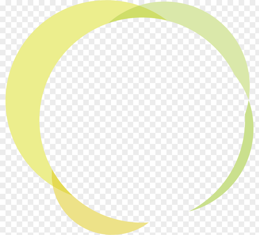 Green Circle Border Yellow Pattern PNG