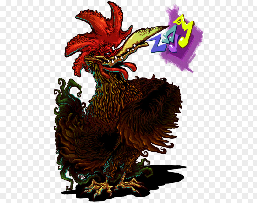Psyche Rooster Illustration Chicken As Food Beak PNG