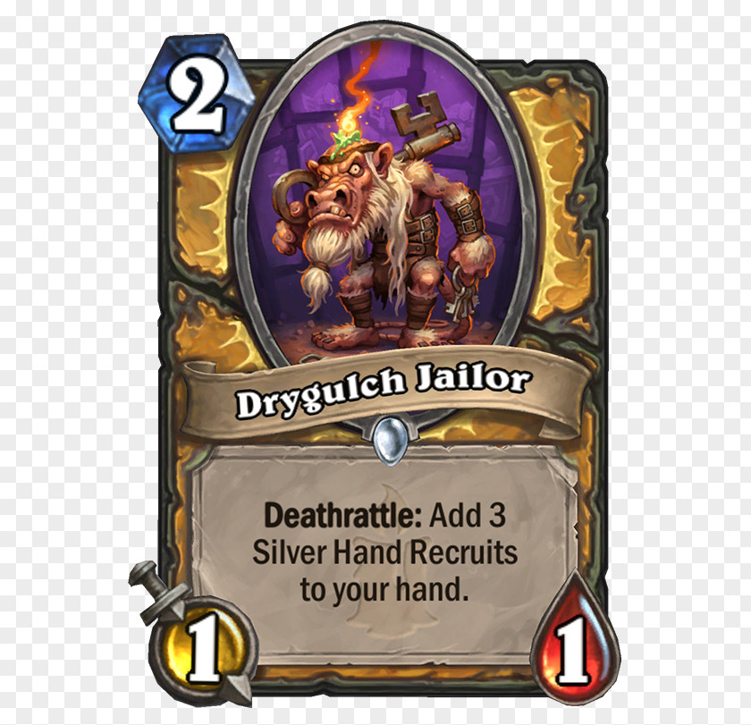 Hearthstone Drygulch Jailor Silver Hand Recruit The Paladin PNG