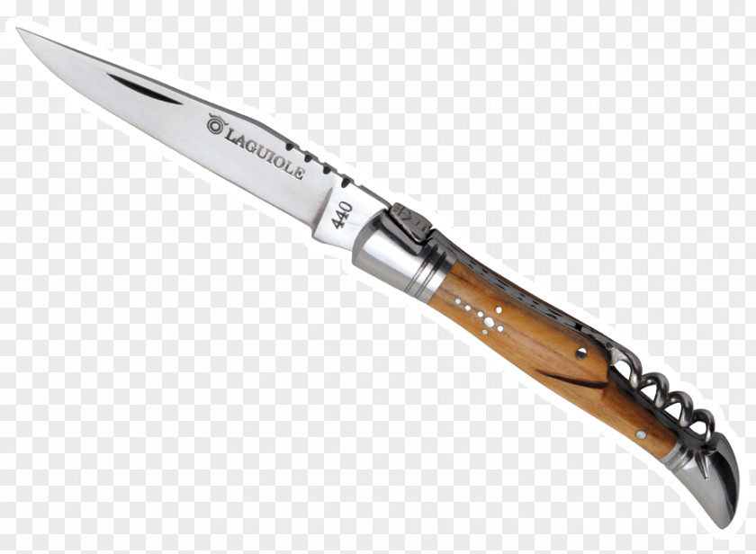 Knife Laguiole Pocketknife Saw Corkscrew PNG
