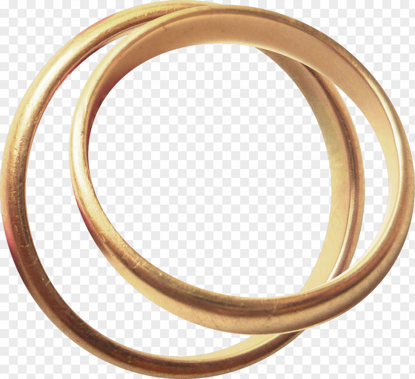 Orange Metal Rings Circle Brass Clip Art PNG