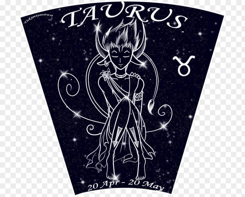 Taurus Sign Character Star Fiction Font PNG