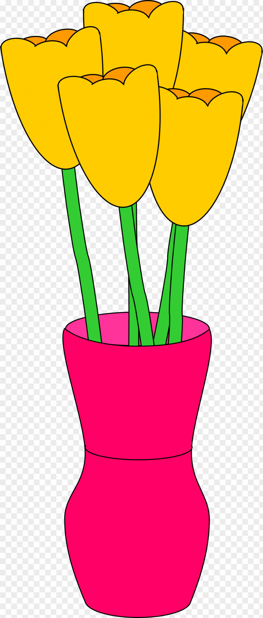 Vase Flower Tulip Clip Art PNG