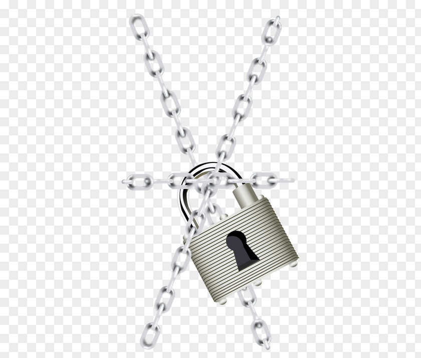 Chained Chain Lock PNG