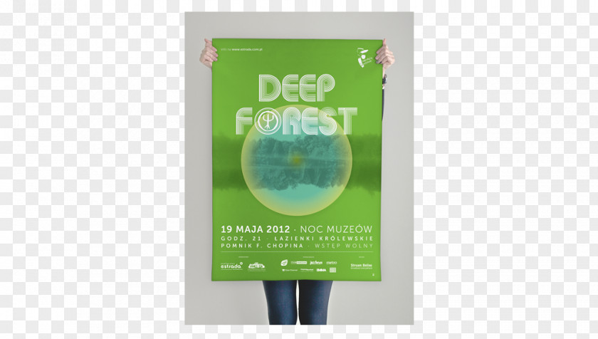 Deep Forest Advertising Green PNG