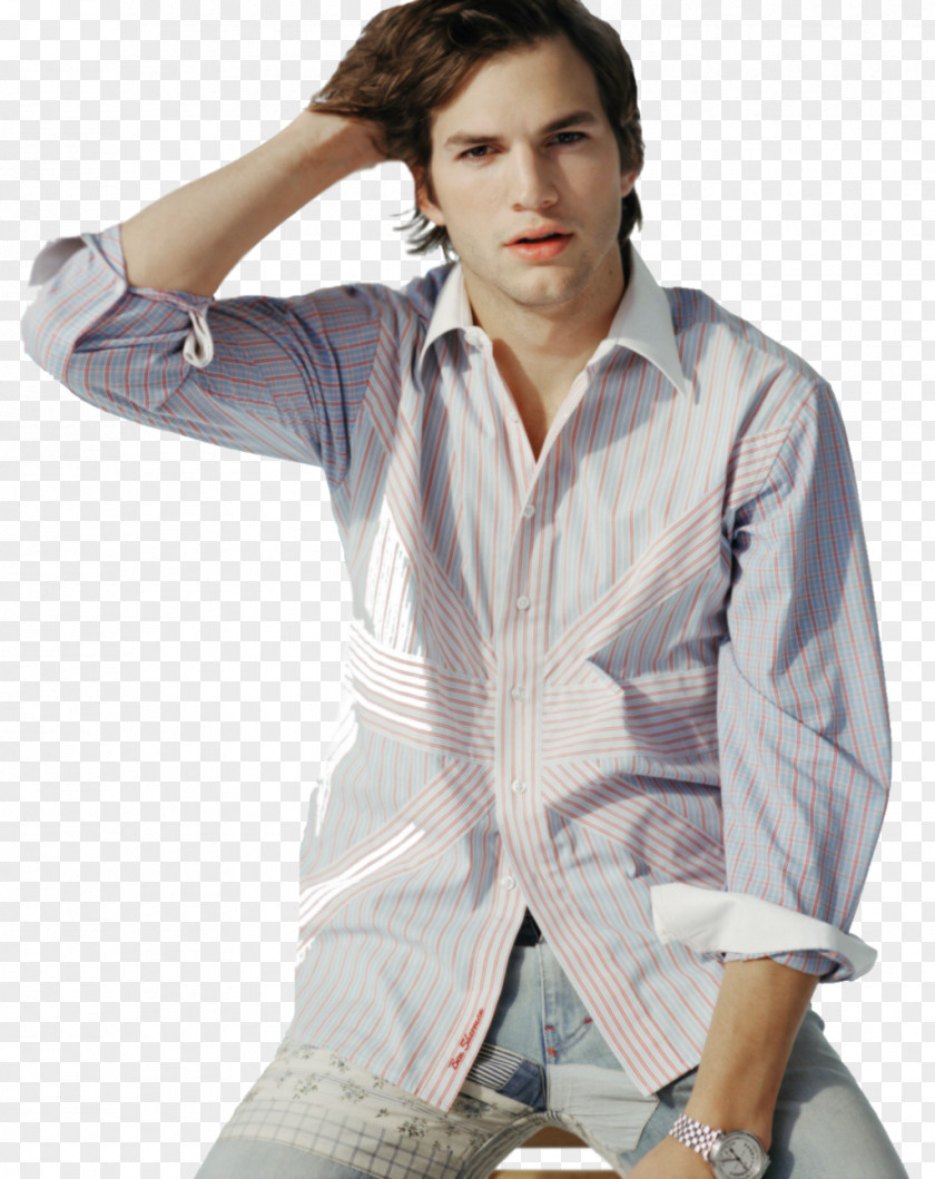 HOLLYWOOD STAR Ashton Kutcher Personal Effects Actor Simon Goodspeed Model PNG