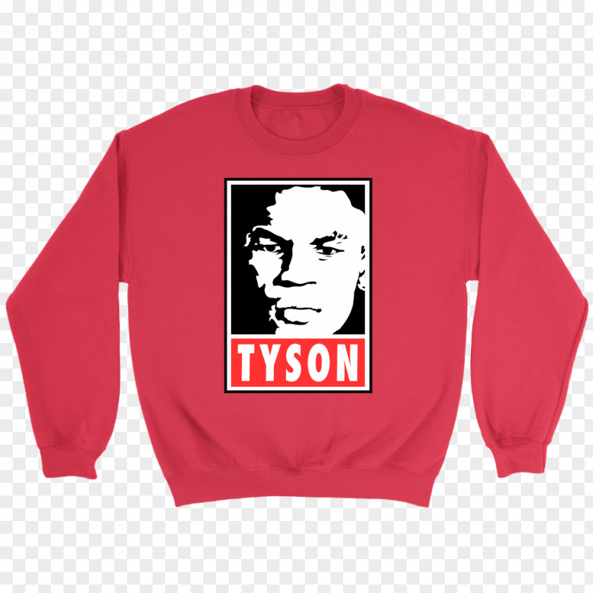 Mike Tyson T-shirt Hoodie Crew Neck Sweater PNG