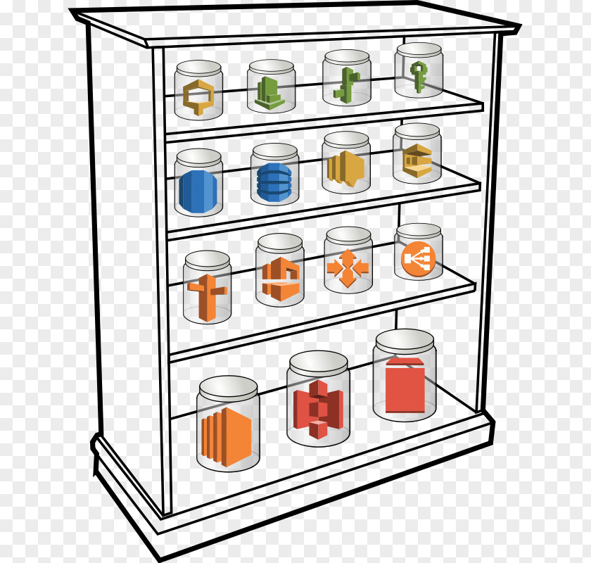 Shelf Bookcase Clip Art PNG