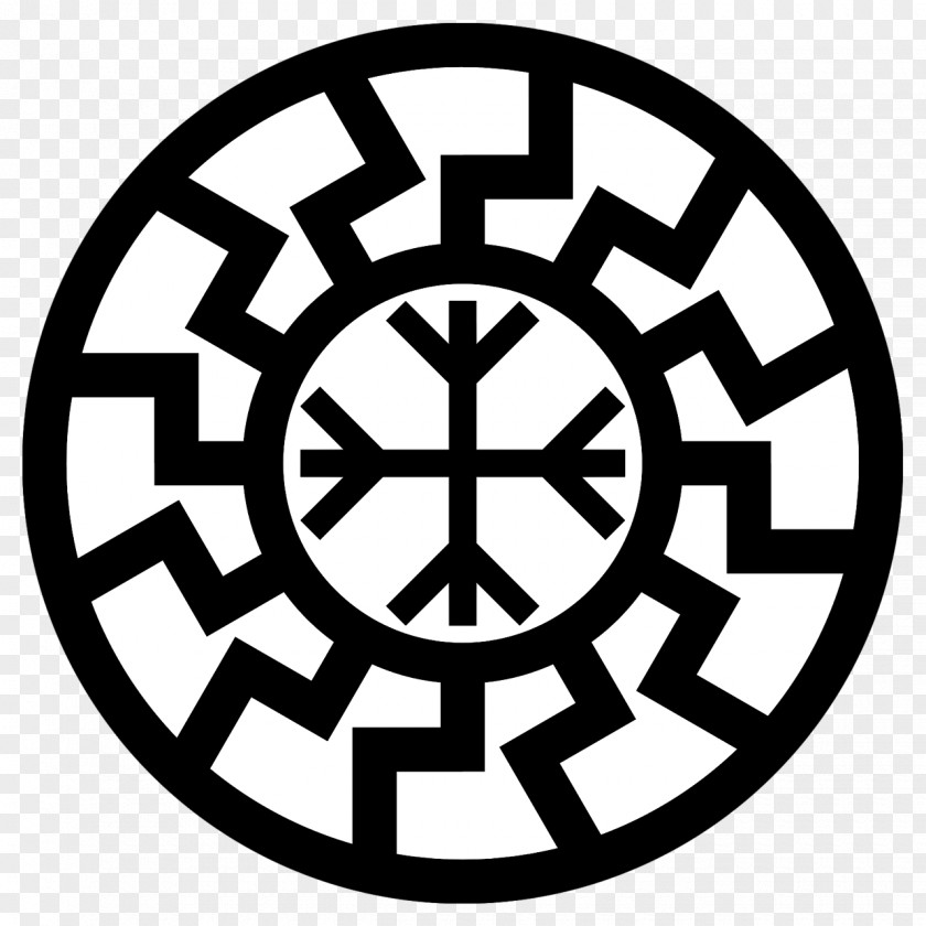 Symbol Black Sun Tattoo Coming Race EasyRead Edition Wewelsburg PNG