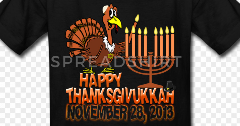 T-shirt Thanksgivukkah Hanukkah Sleeve Text PNG