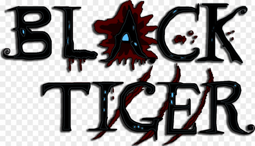 Tiger Black Logo White PNG