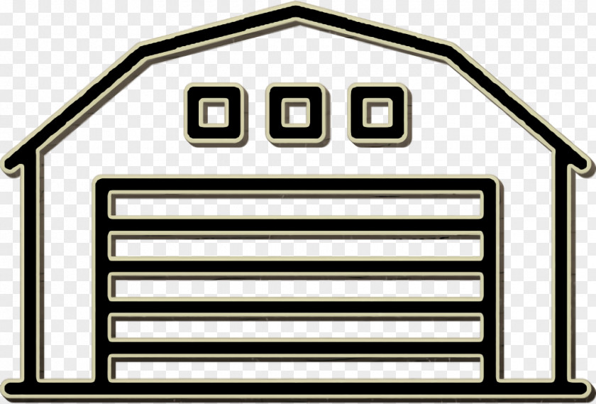 Warehouse Icon Industry Hangar PNG