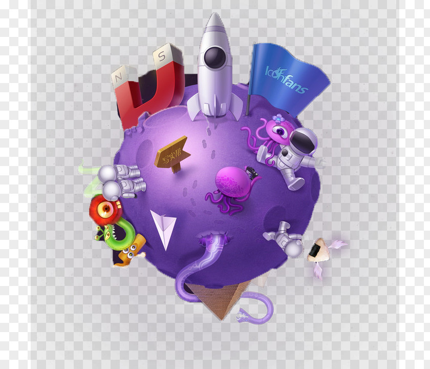 Cartoon Planet 3D Computer Graphics Download PNG
