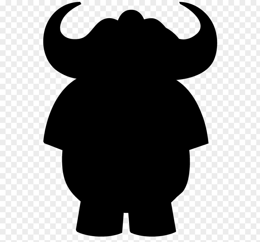 Cattle Indian Elephant Mammal Clip Art Silhouette PNG