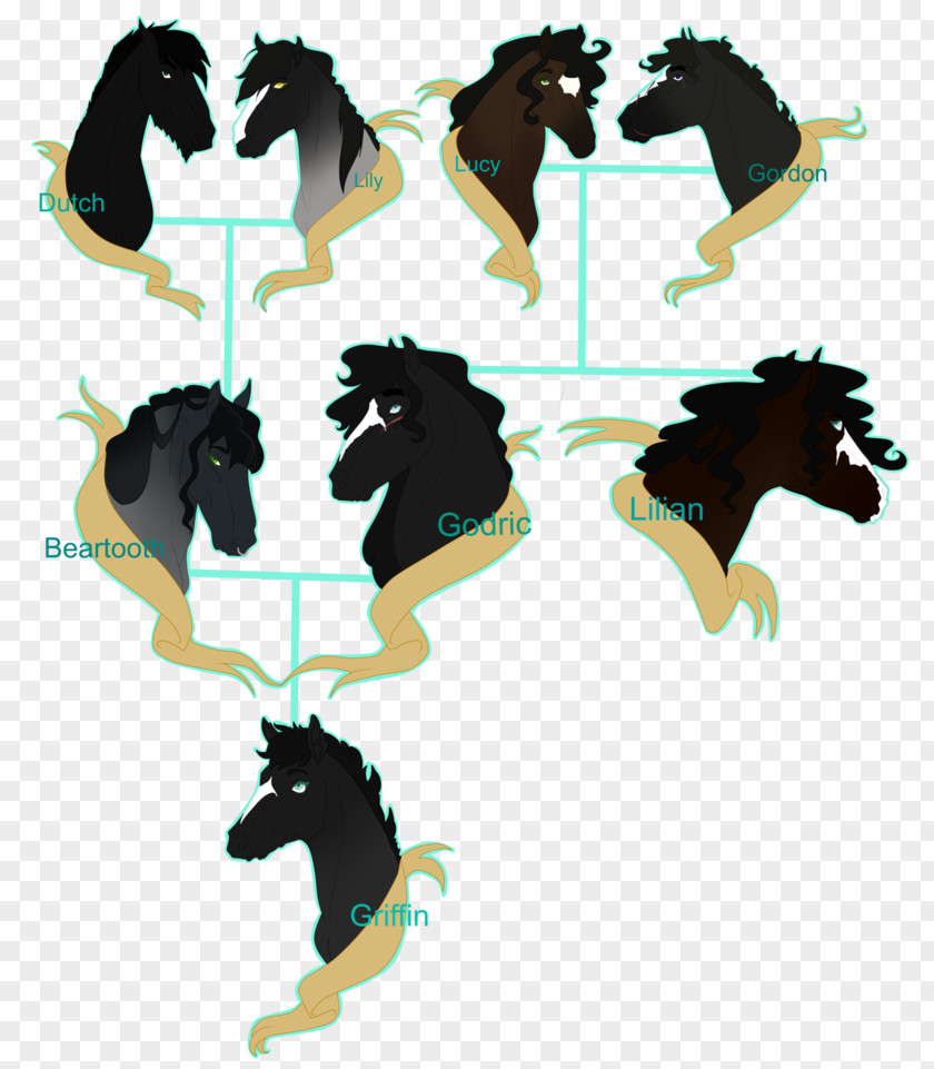 Horse Dog Silhouette PNG