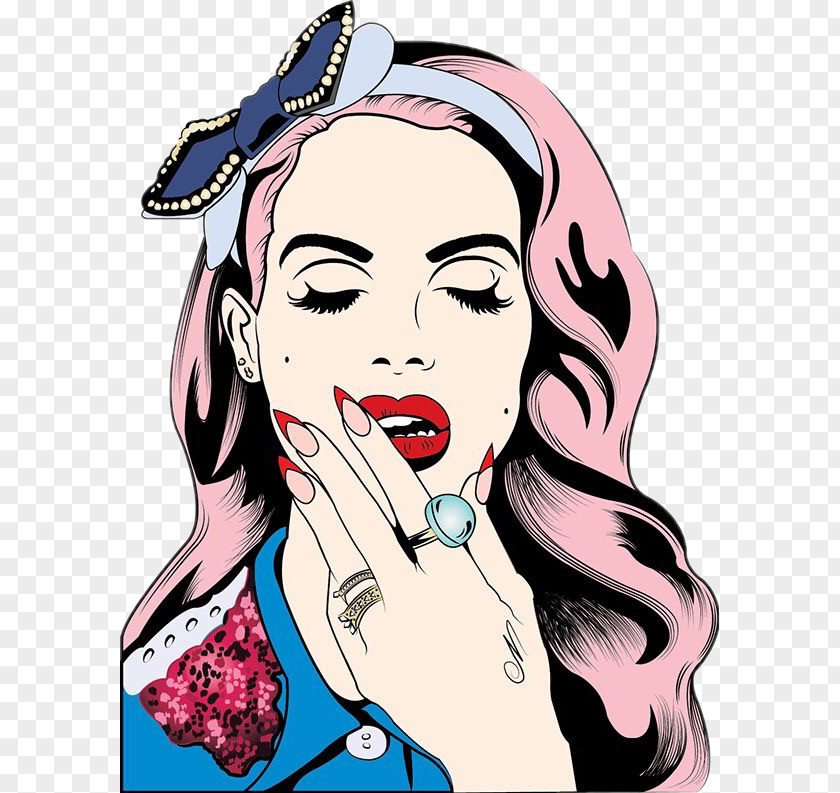 Lana Del Rey Pop Art Drawing Movement PNG