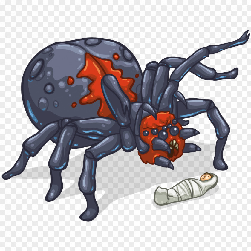 Monster Spider Decapods Illustration Cartoon Insect Technology PNG