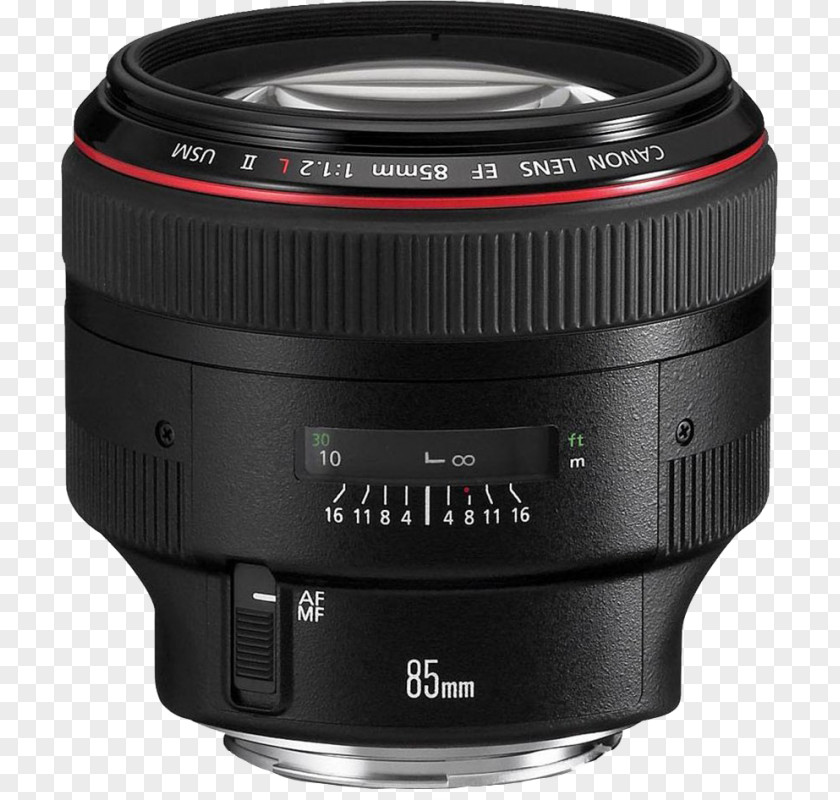 Sk II Canon EF Lens Mount 85mm Telephoto Camera Ultrasonic Motor PNG