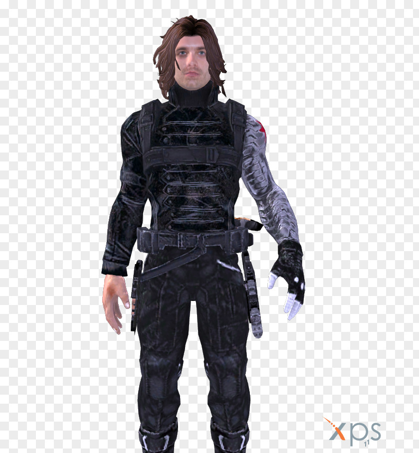 Winter Soldier Dry Suit Costume PNG