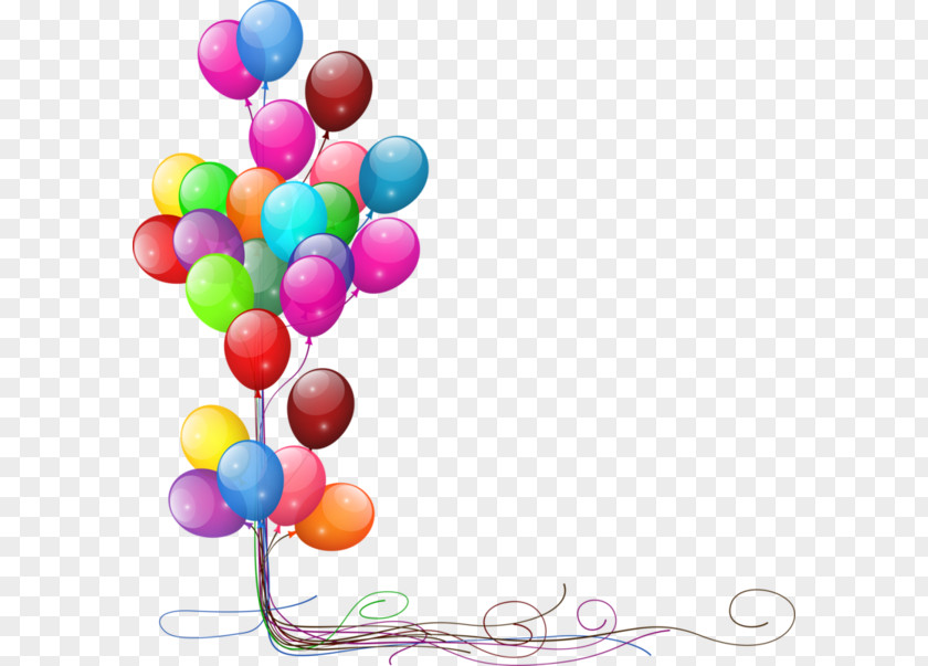Color Balloon Birthday PNG